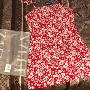 Red Floral dress